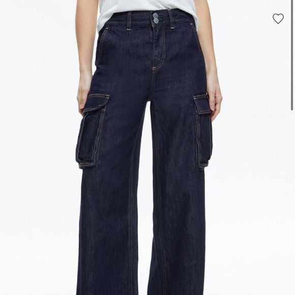 Alice + Olivia KAL BAGGY CARGO SIDE SLIT
JEAN NWOT - Picture 1 of 13